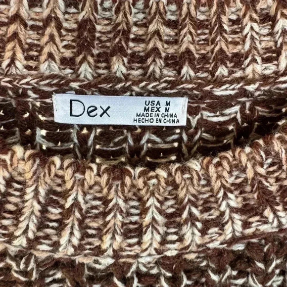 NWT - DEX Crew Neck Ombre Sweater size M - Picture 6 of 7
